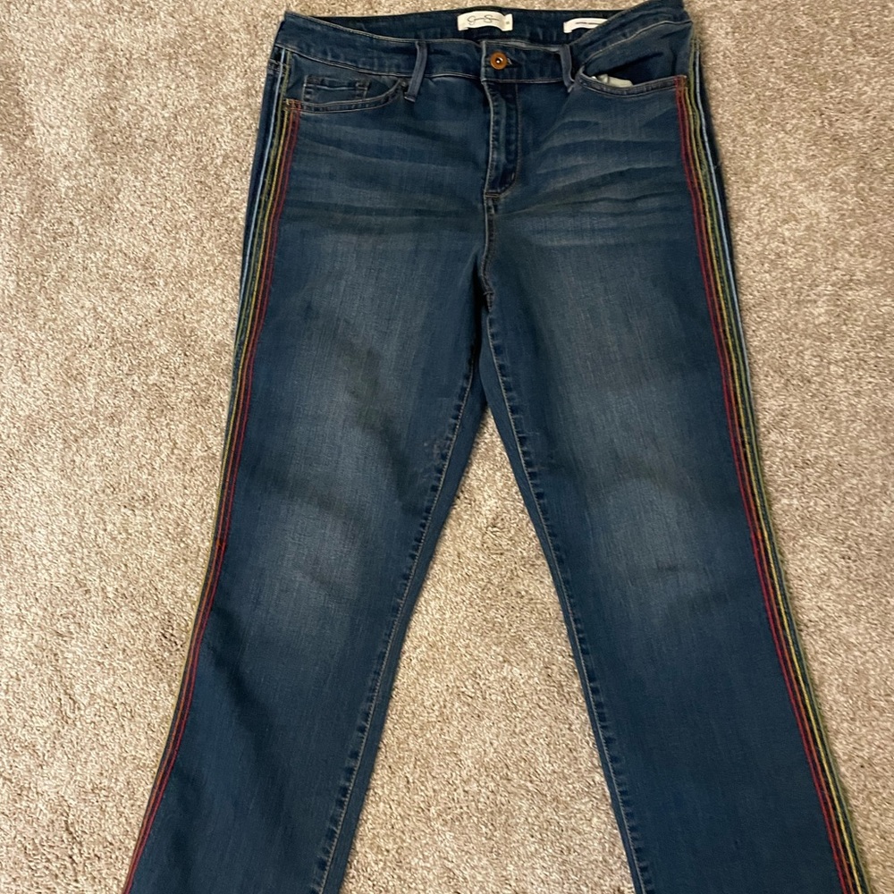 Jessica Simpson cropped jeans
